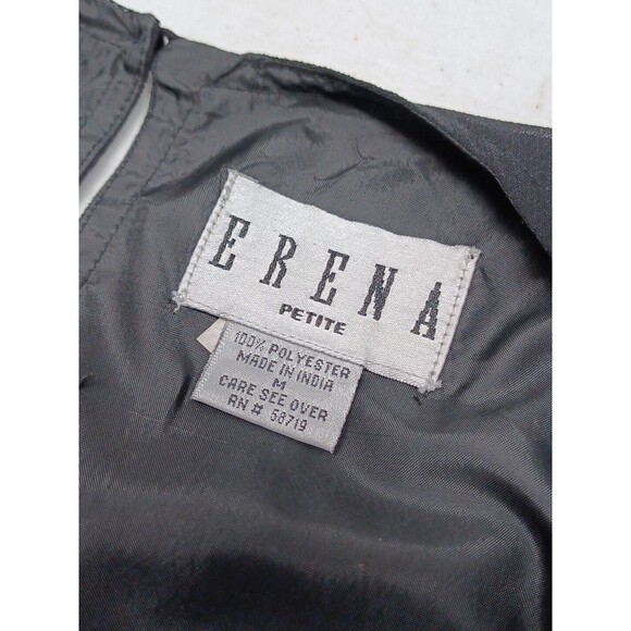 Erena Tank Top Cami Black Sequined Beaded Embellished Sleeveless Sz M - Picture 8 of 9